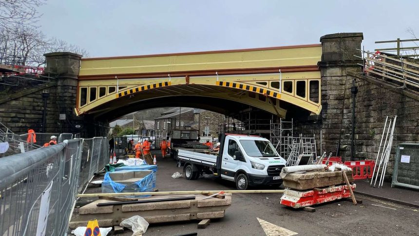 High Peak Buxton Rd Rail Bridge Upgrade Reaches Final Phase