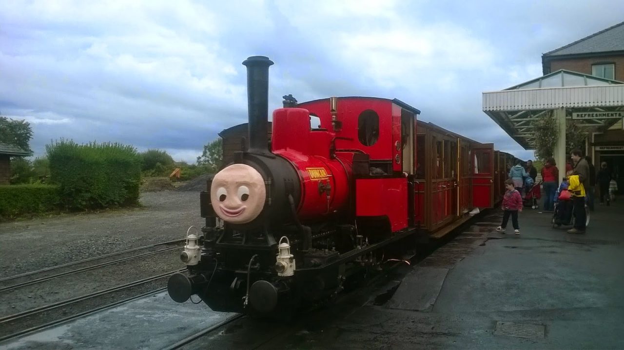 Duncan at Wharf Station on the Talyllyn Railway