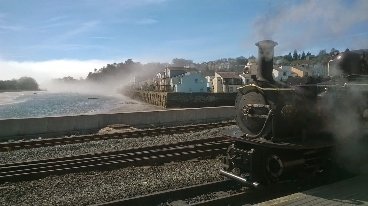 Merddin Emrys in Fog at Porthmadog