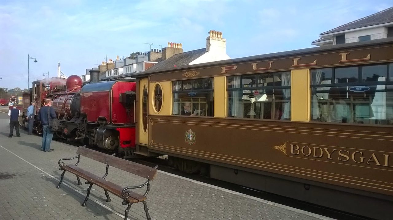 Garrett 138 at Porthmadog with Bodysgallen