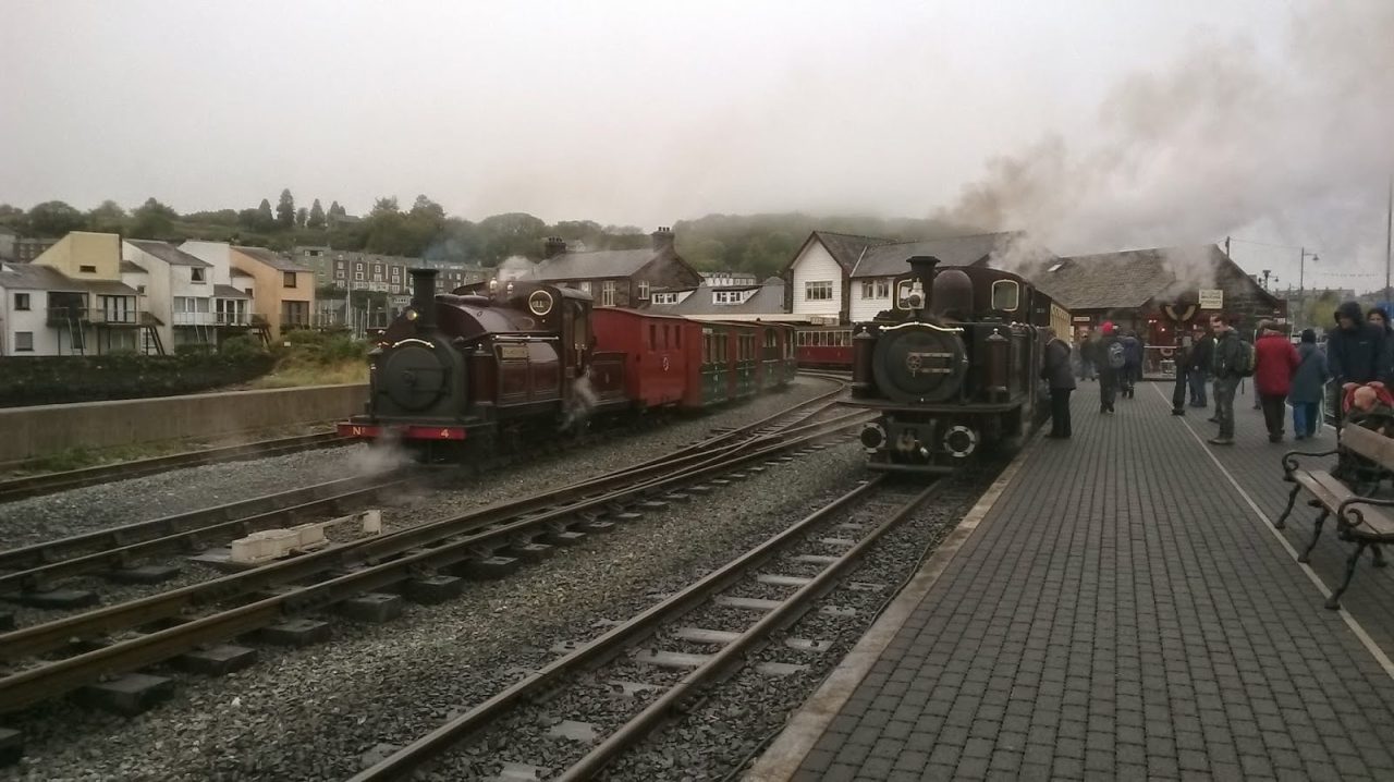 Palmerston and Merddin Emrys at Porthmadog