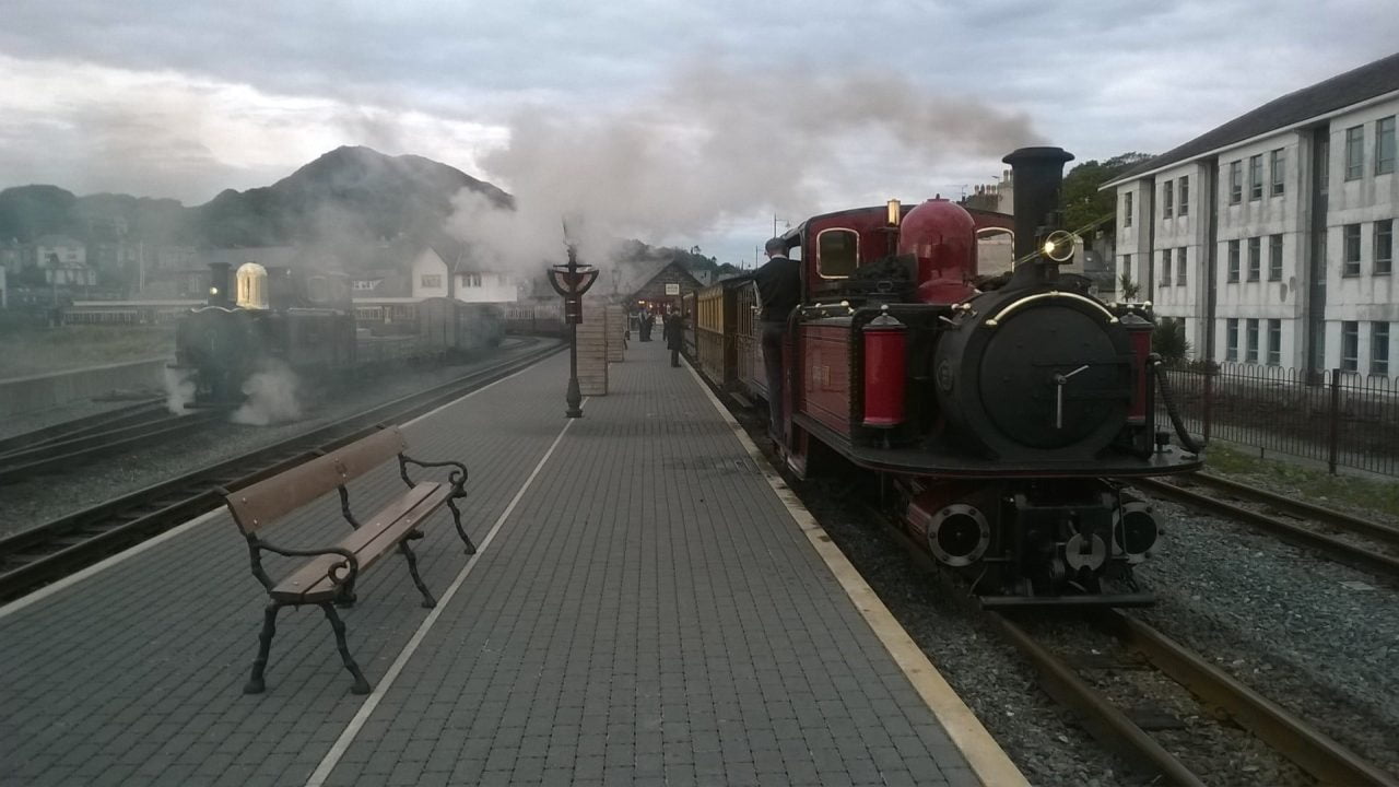 David Lloyd George at Porthmadog - Vintage Weekend 2015