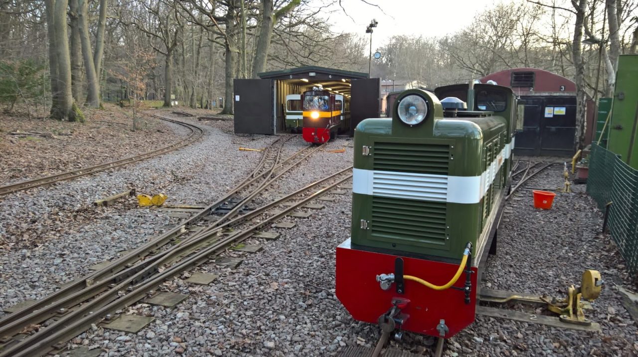 Locomotives at Woody Bay