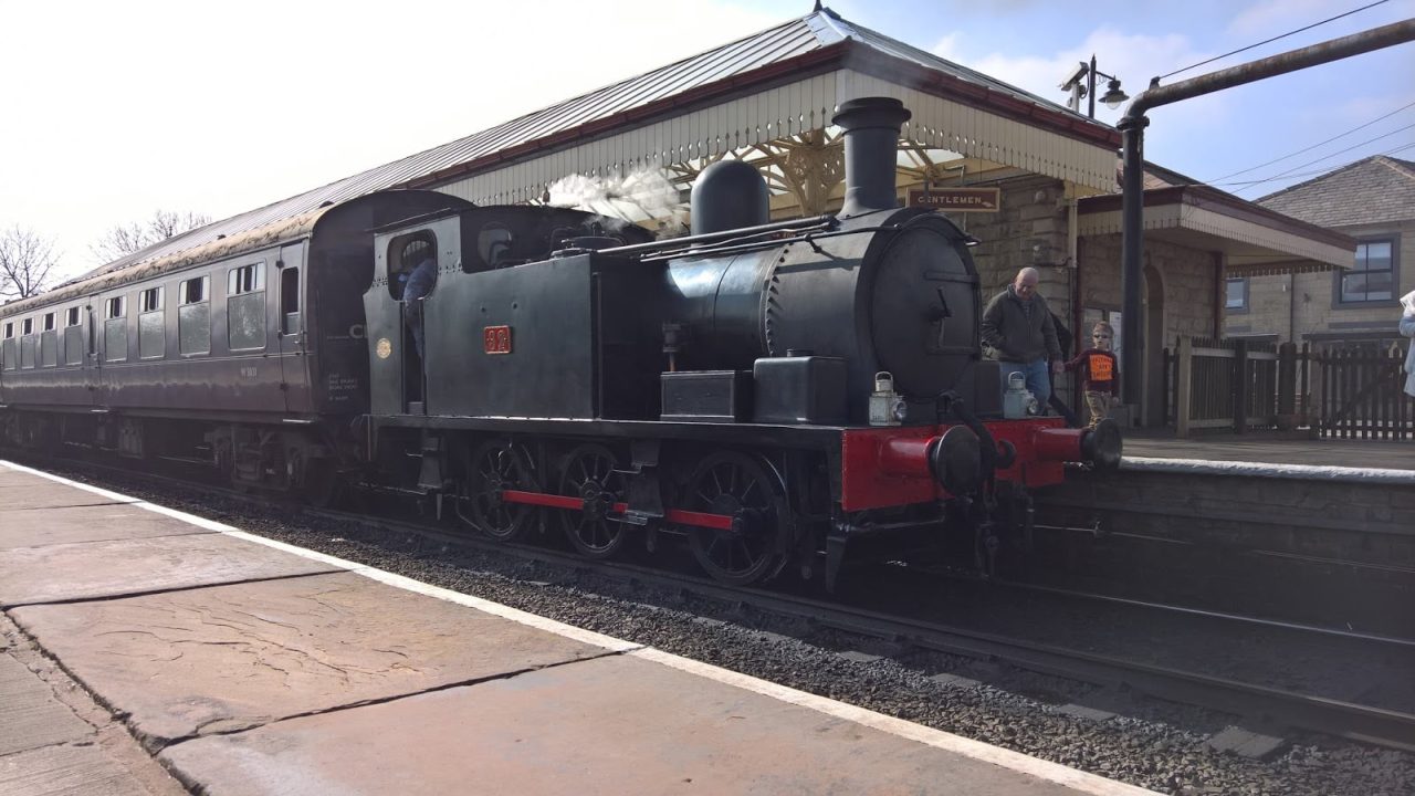 Gothenburg at Ramsbottom on the East Lancs Railway during the Spring Steam Gala