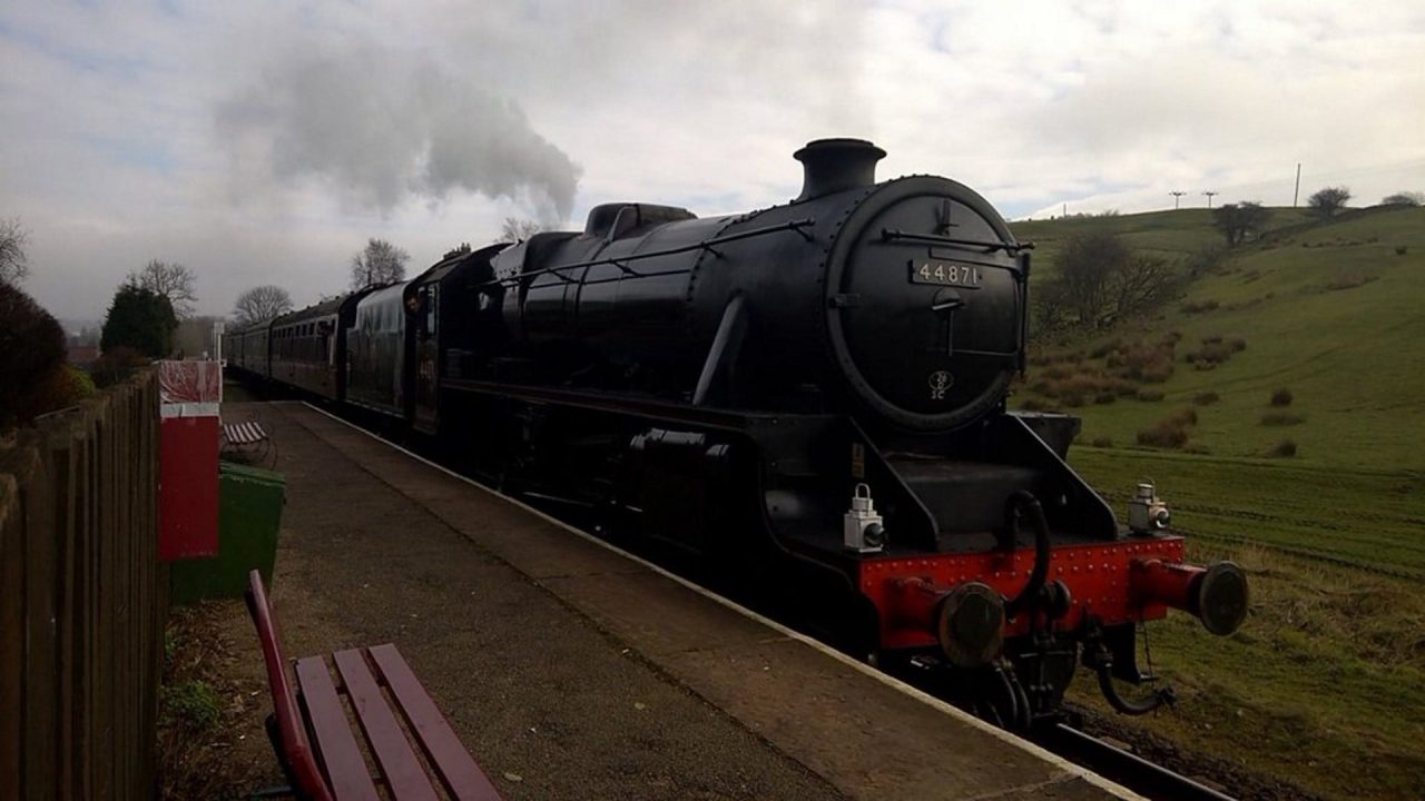 No. 44871 at Irwell Vale