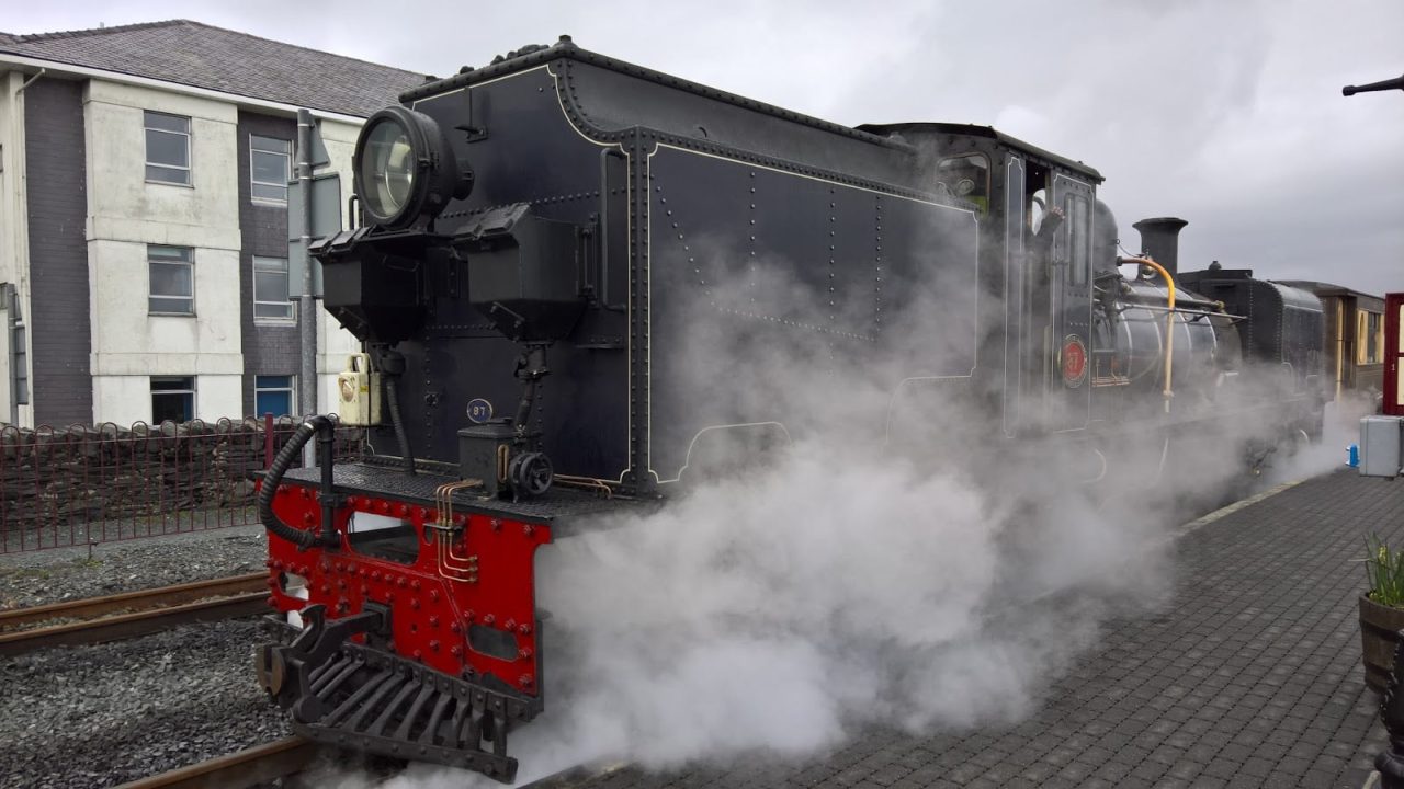 Garratt 87 on the Welsh Highland Railway