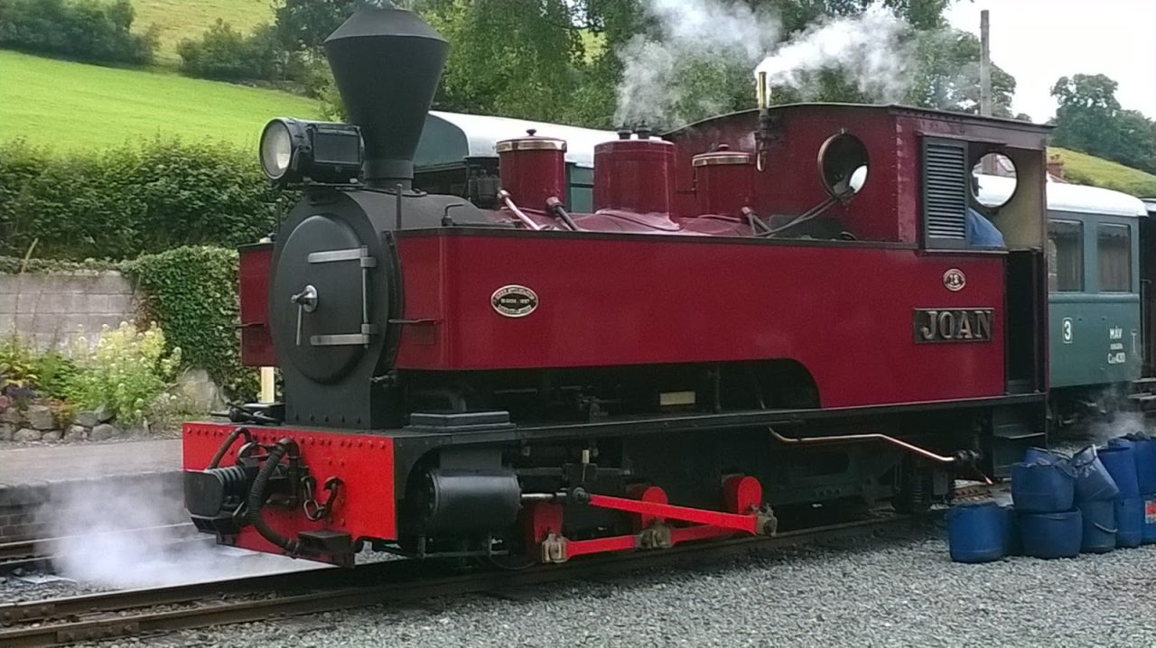 Joan at Llanfair on the Welshpool & Llanfair Railway