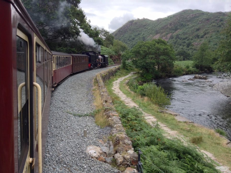 Aberglaslyn Pass on the Welsh Highland Railway