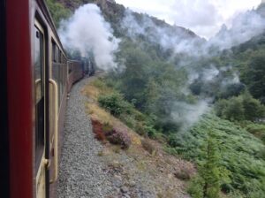 Garratt 87 in the Aberglaslyn Pass tunnels