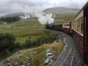 Garratt 87 with Snowdon in the Background