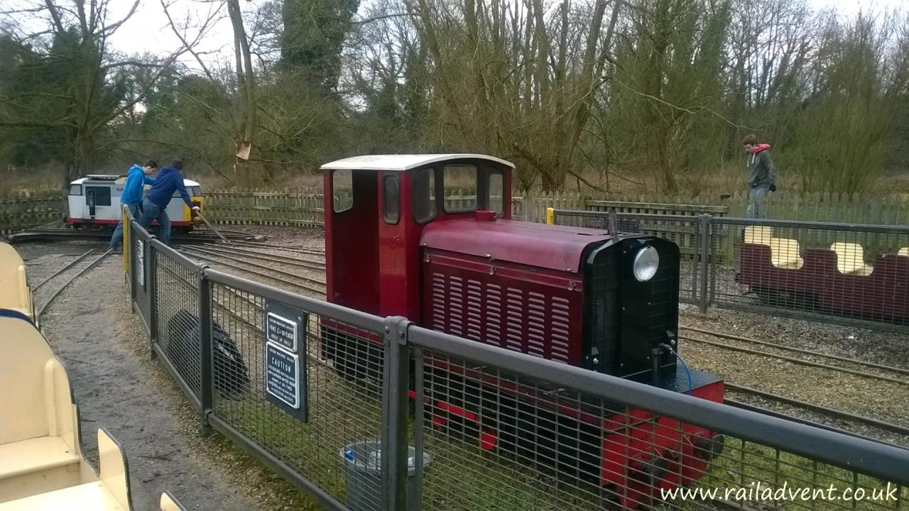 Diesels preparing for service