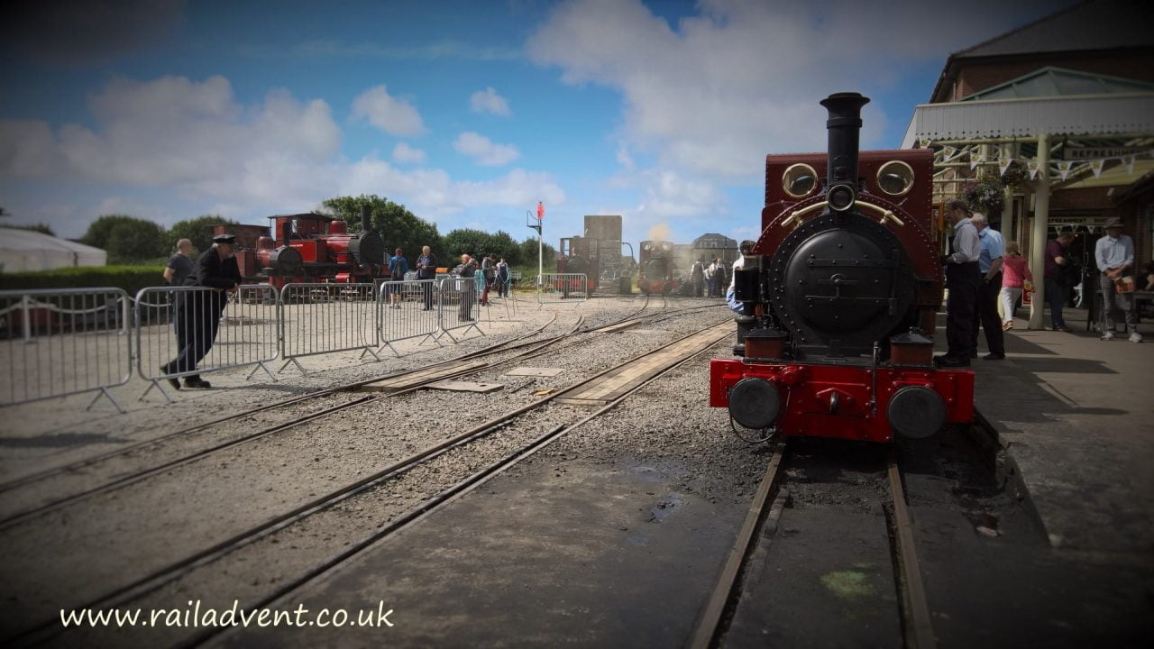 All 5 Fletcher Jennings at Tywyn during Talyllyn 150 celebrations