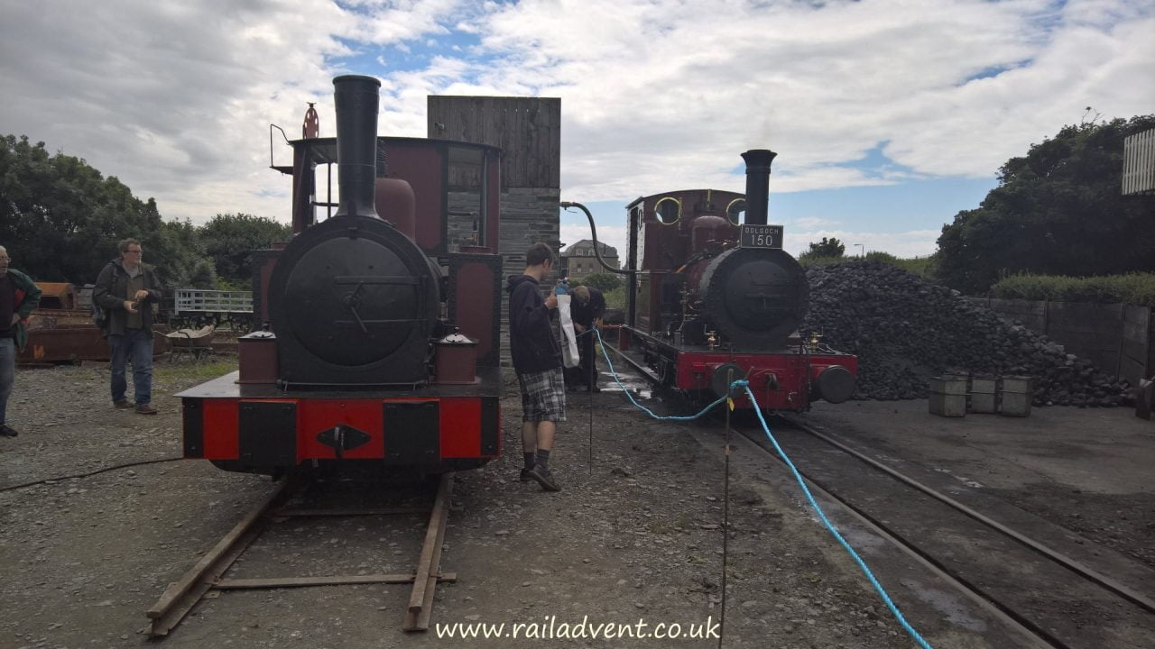 William Finlay & Dolgoch during the Talyllyn 150 Celebration