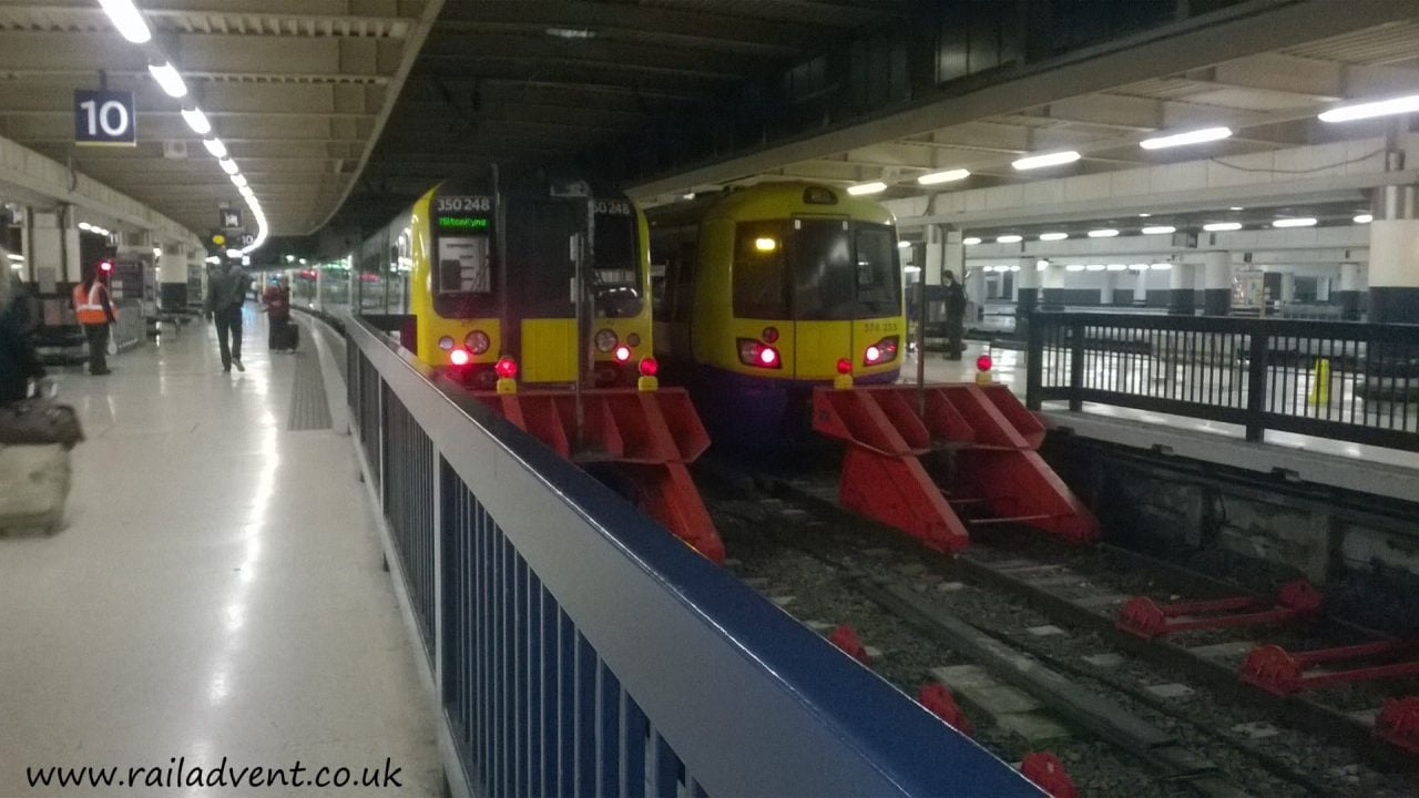 London Midland Class 350 & London Overground 378 at London Euston