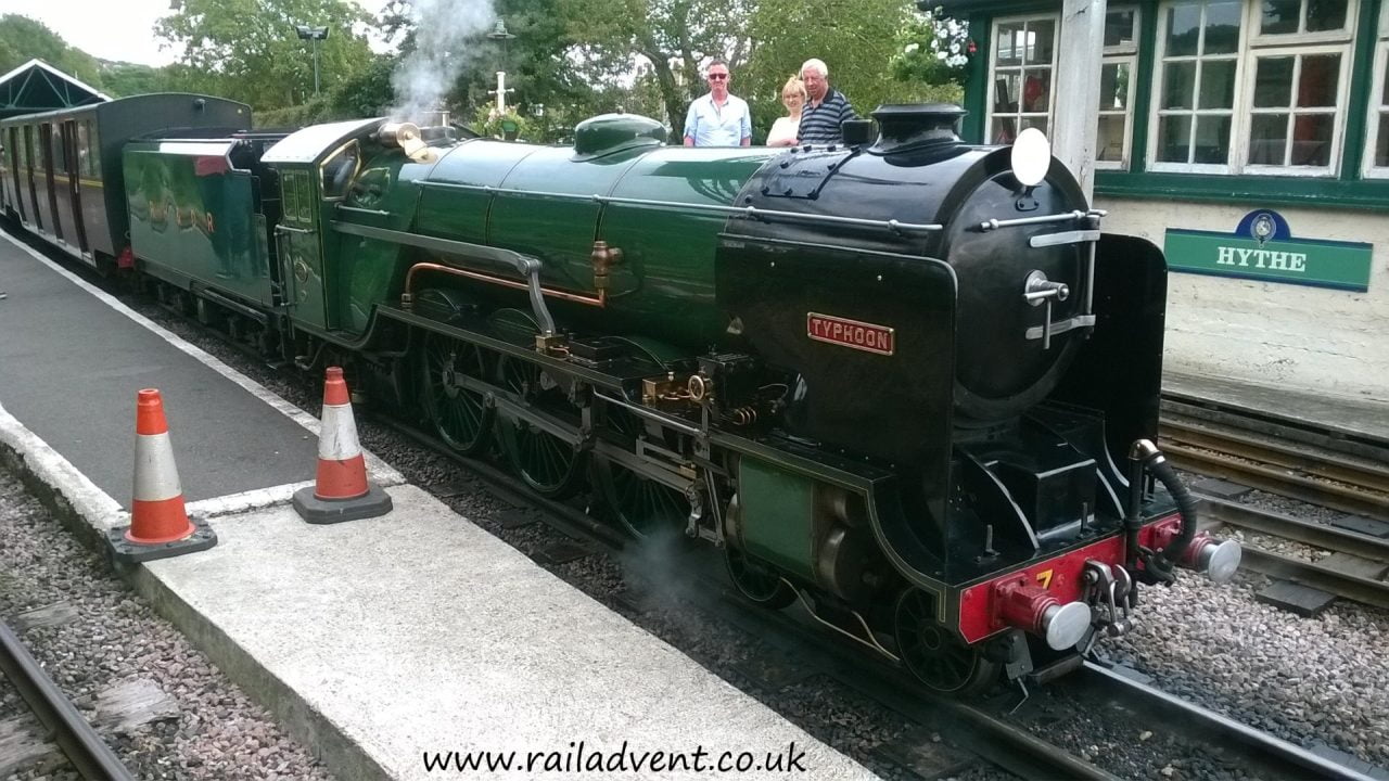 Hythe Station on the Romney, Hythe & Dymchurch Railway