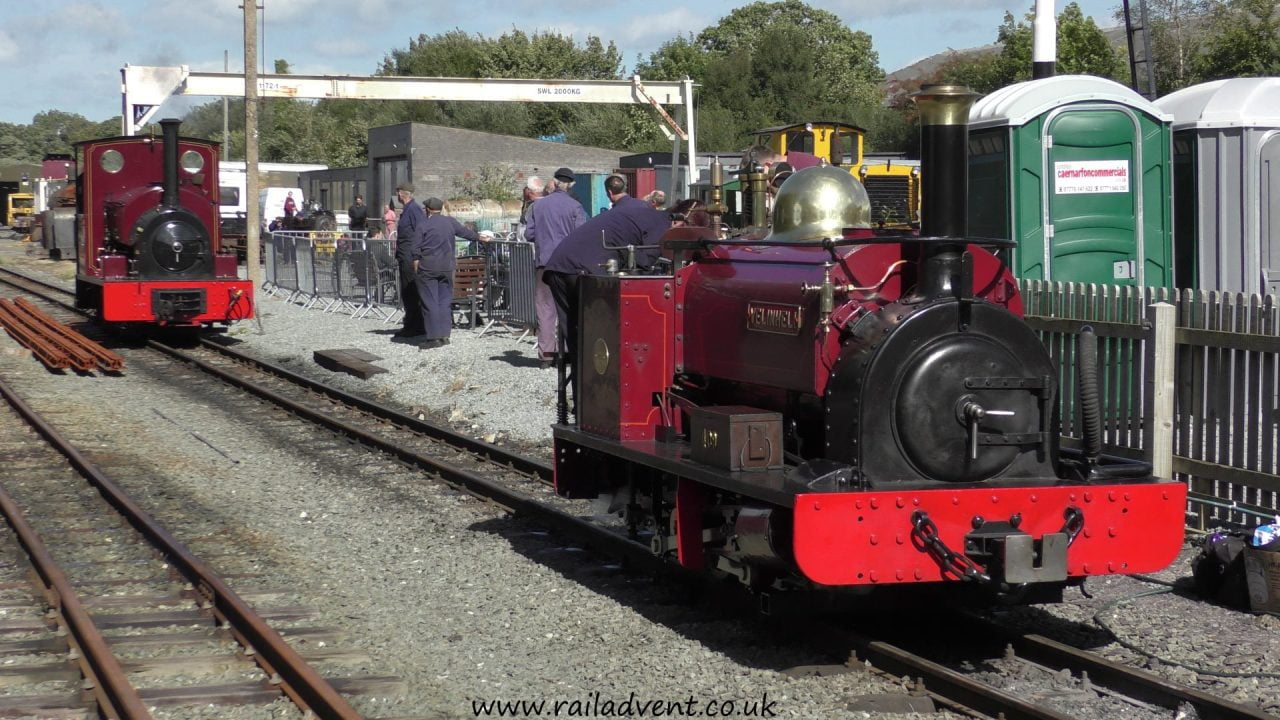 Velinheli on Footplate Rides at Dinas