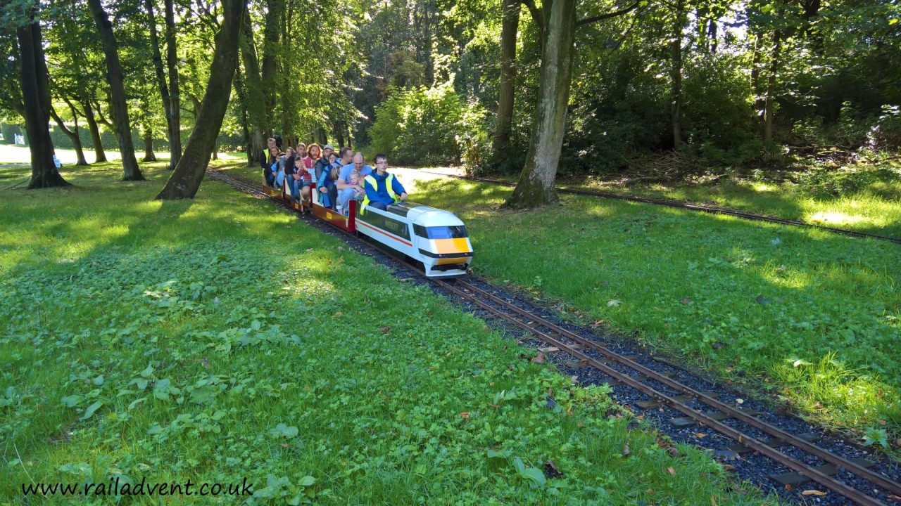 Class 91 on the Thompson Park Railway