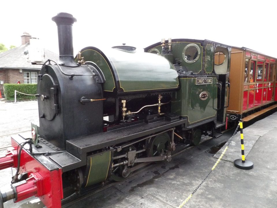 Edward Thomas at Tywyn on the Talyllyn Railway