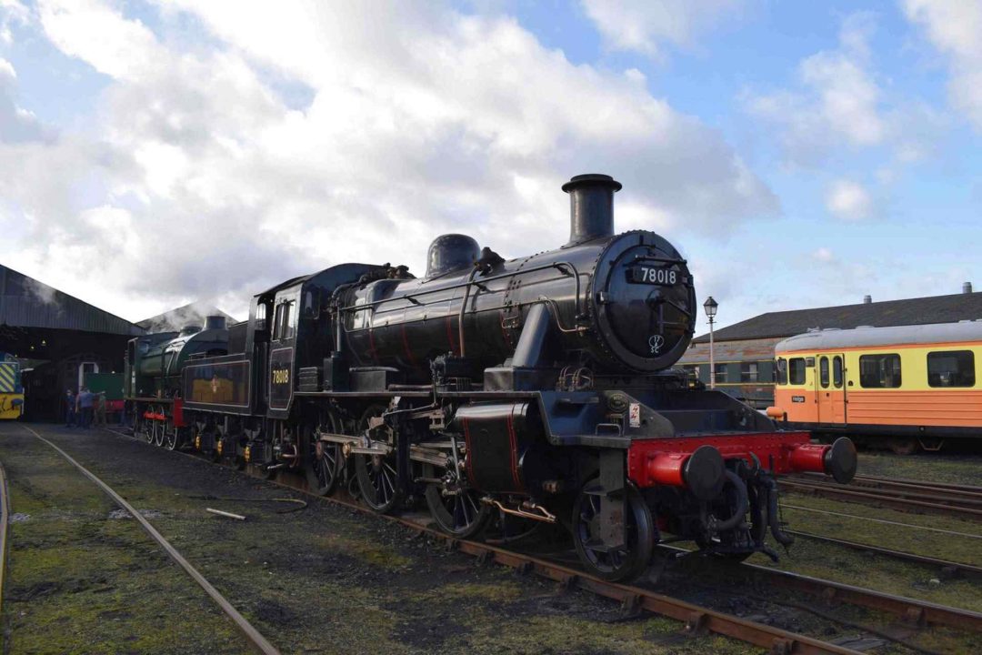 78018 stands in Wansford Yard Credits - Steam Railway Magazine and Thomas Bright