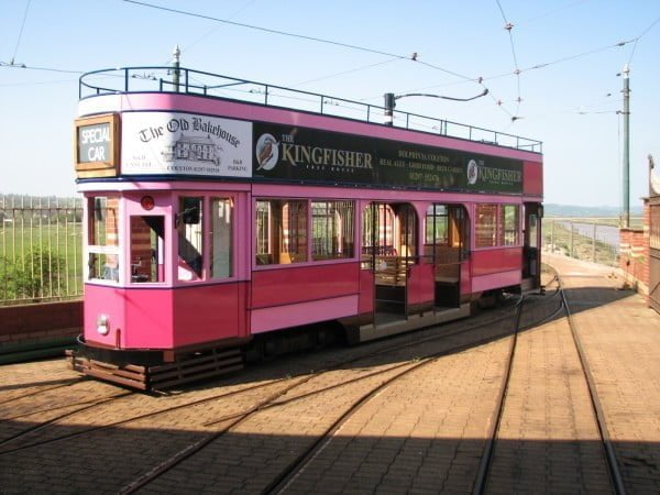 Tram at Seaton Tramway // Credit: Seaton Tramway