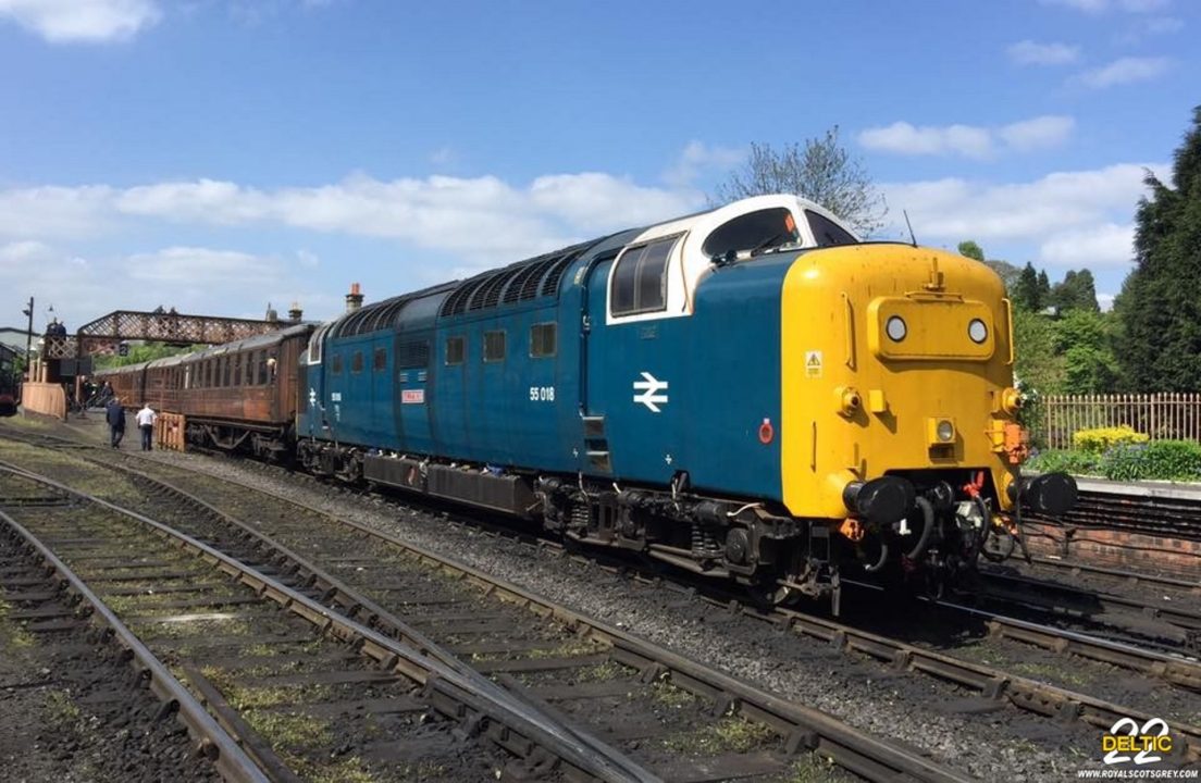 55022 "Royal Scots Grey" running as 55018 "Ballymoss" at Bridgenorth, SVR Credit Martin Walker