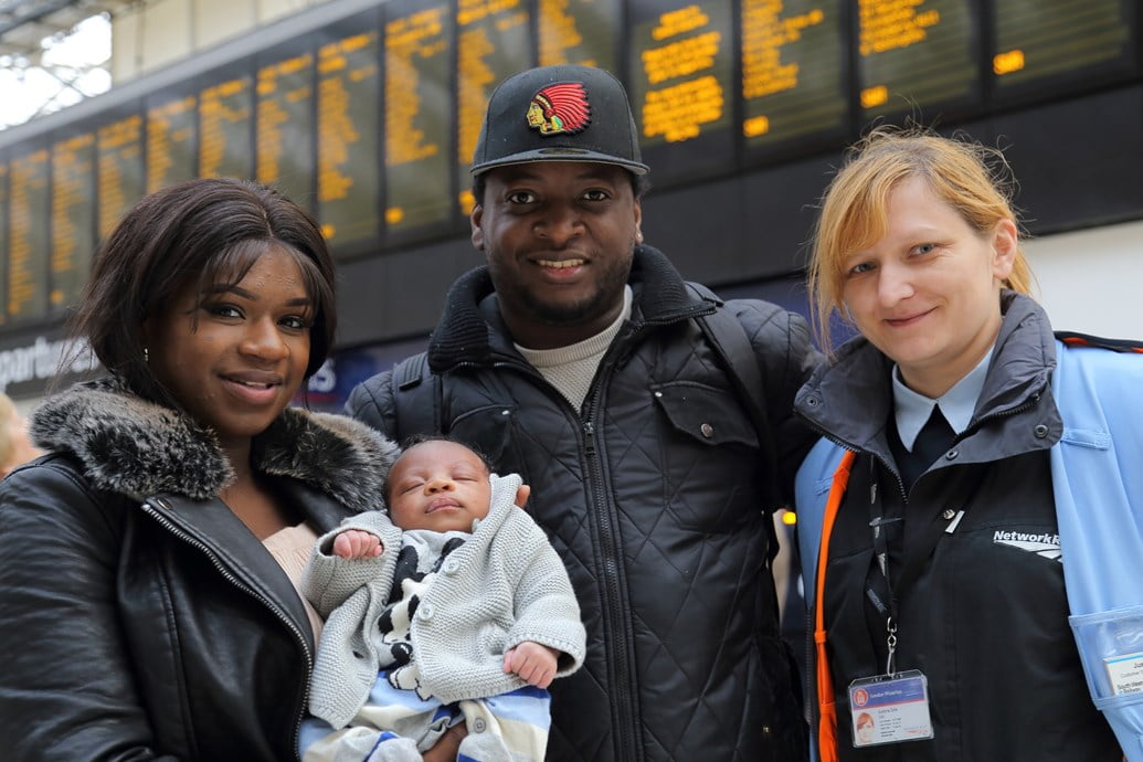 Baby born at London Waterloo Railway Station