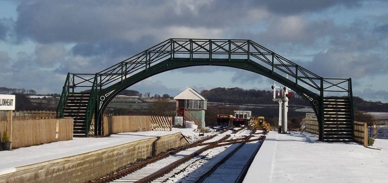 Lionheart station AVR Credit Aln Valley Railway FB Page Mince Pie Specials