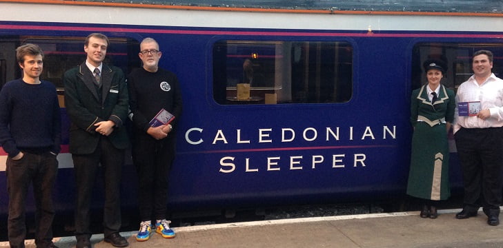 Opera performed on the Calendonian Sleeper train