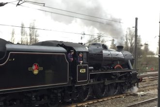 Steam locomotive 45231 The Sherwood Forester to steam out of Salisbury this Thursday