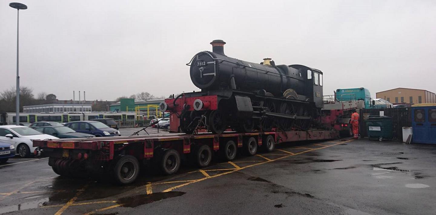 7812 "Erlestoke Manor" on route for Tyseley // Credit Erlestoke Manor Fund