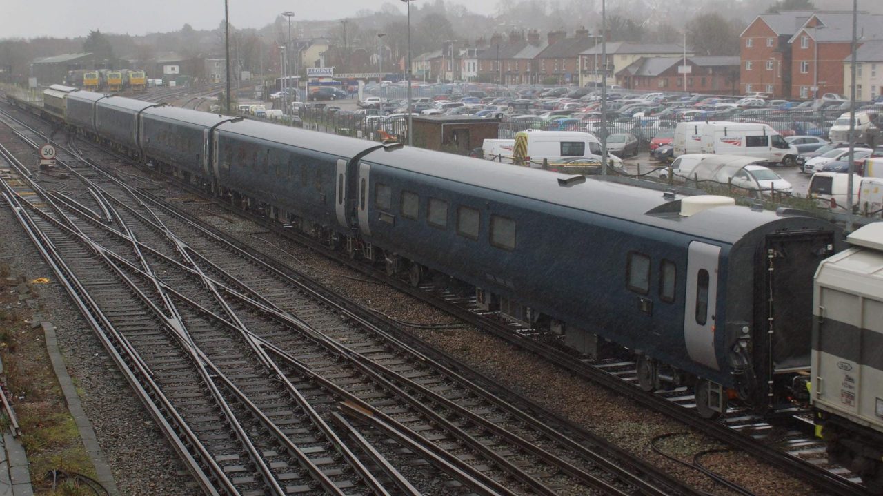 caledonian sleeper carriages arrive in the uk