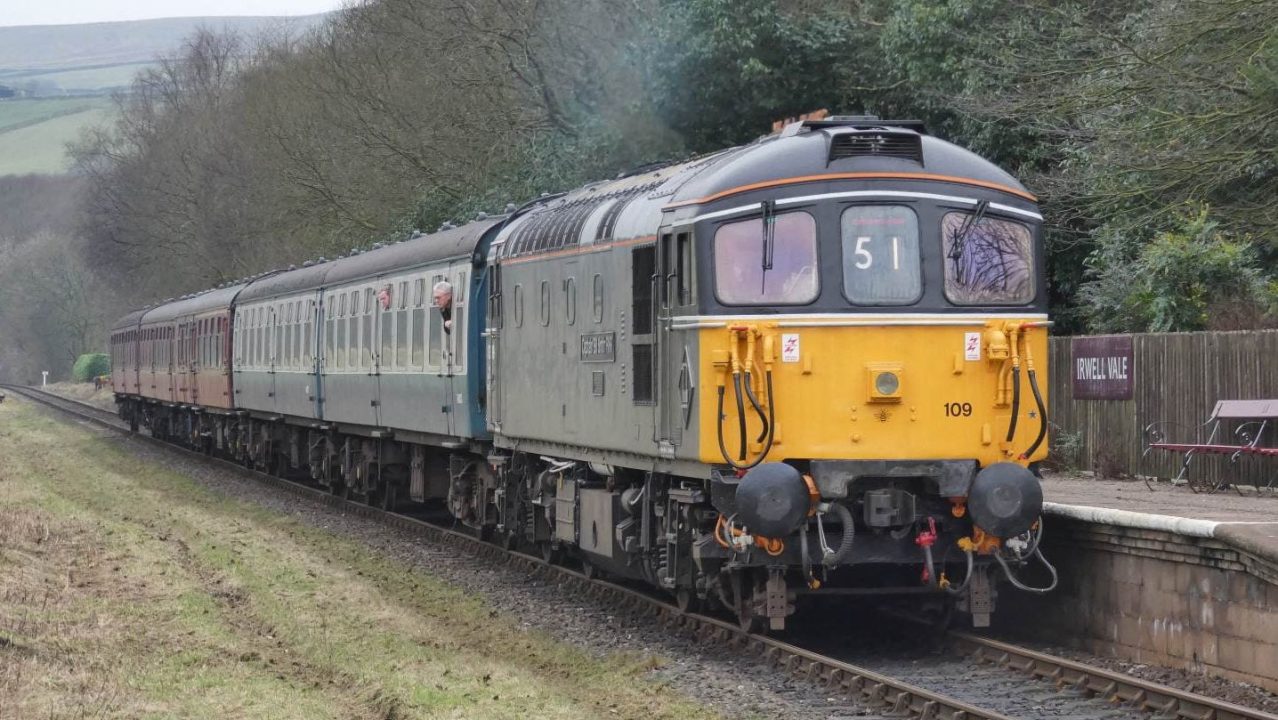 33109 Captain Bill Smith at Irwell Vale on the East Lancashire Railway