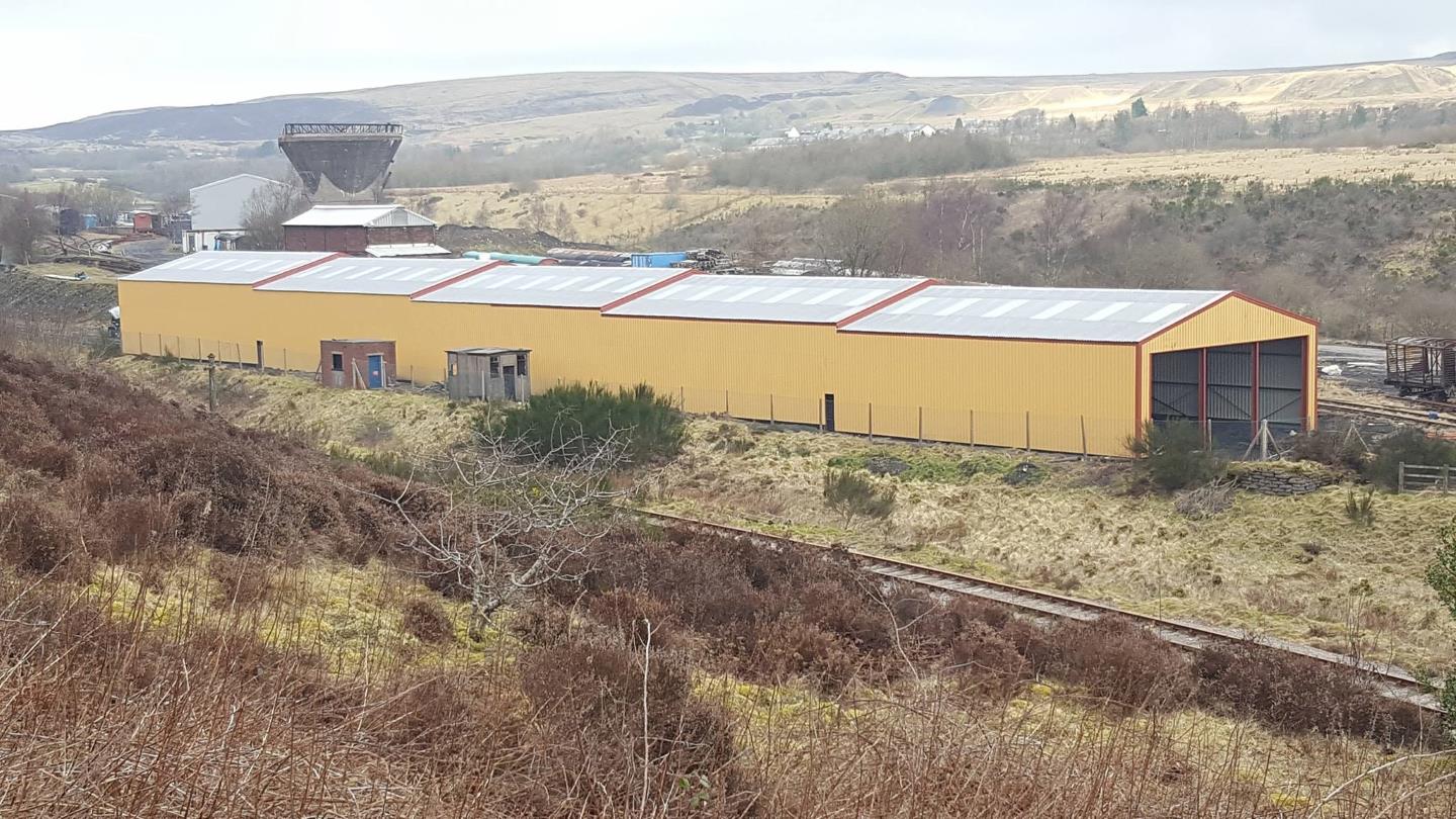 New Carriage and Wagon Shed // Blaenavon's Heritage Railway FB Page