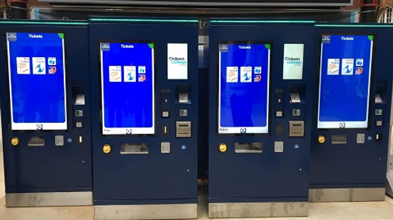 Chiltern Railways new ticket machines