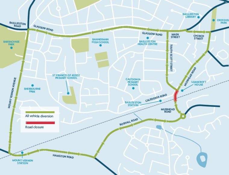 Network Rail to upgrade Baillieston Railway Bridge at a cost of £4million