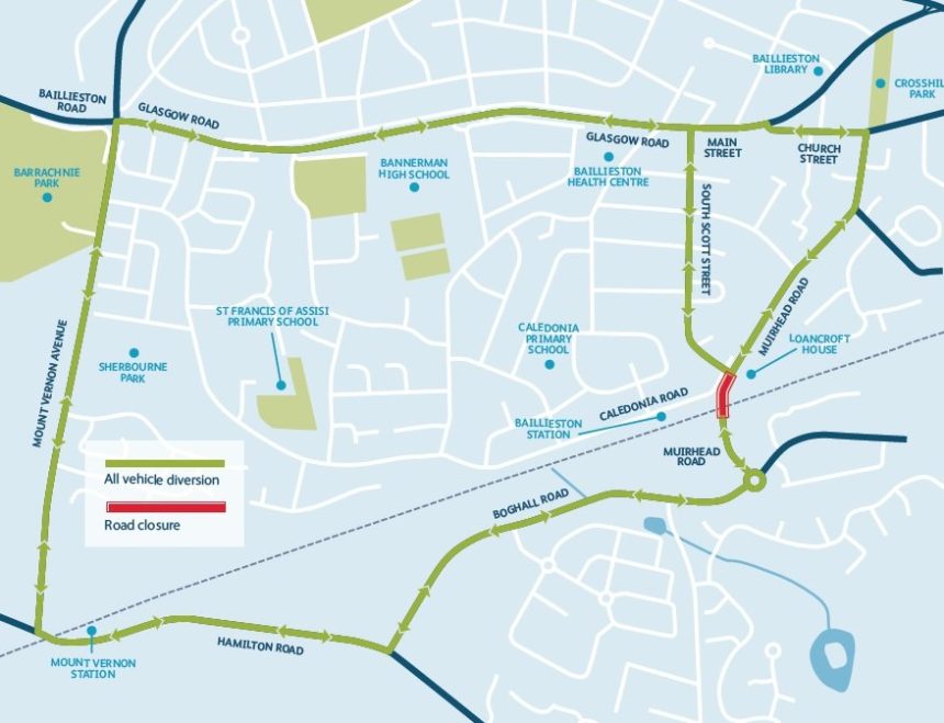 Network Rail to upgrade Baillieston Railway Bridge at a cost of £4million