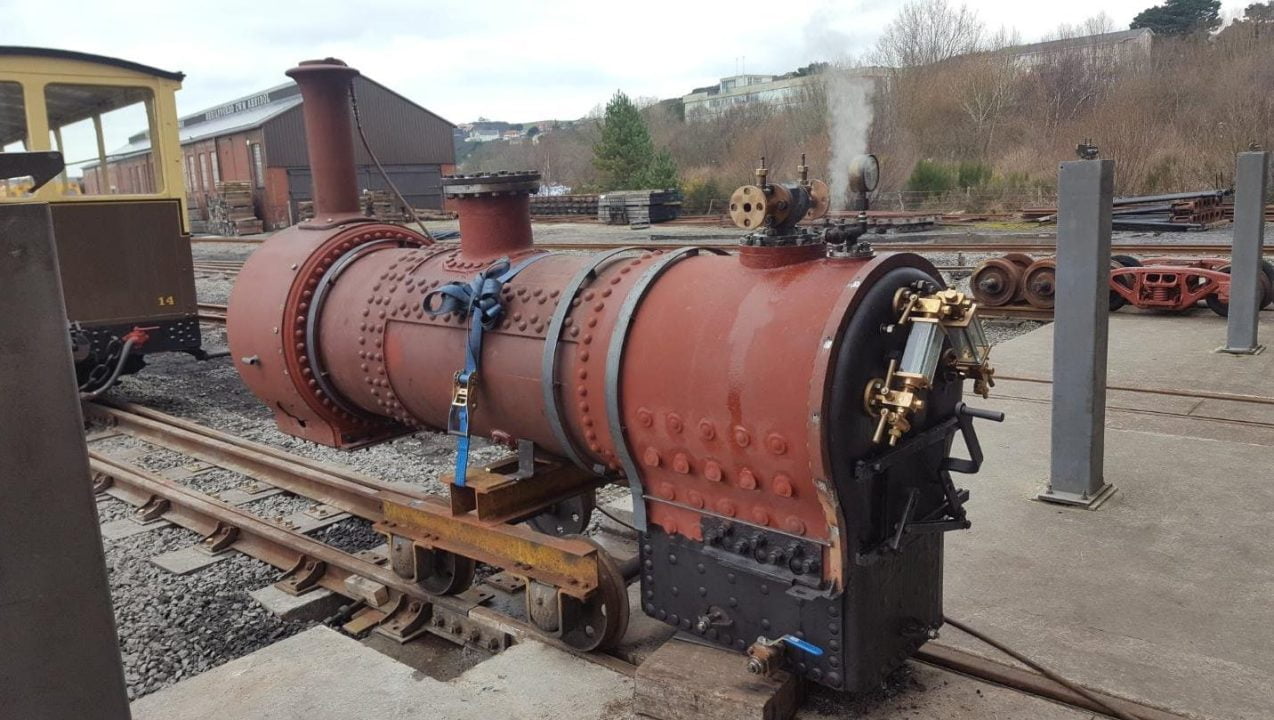 Boiler of No.3 "Sir Haydn" // Credit Vale of Rheido