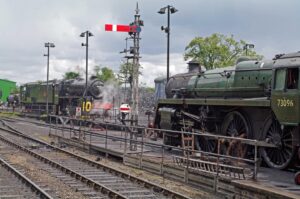 45379 and 73096 at Ropley in 2011 // Credit Preserved British Steam Locomotives