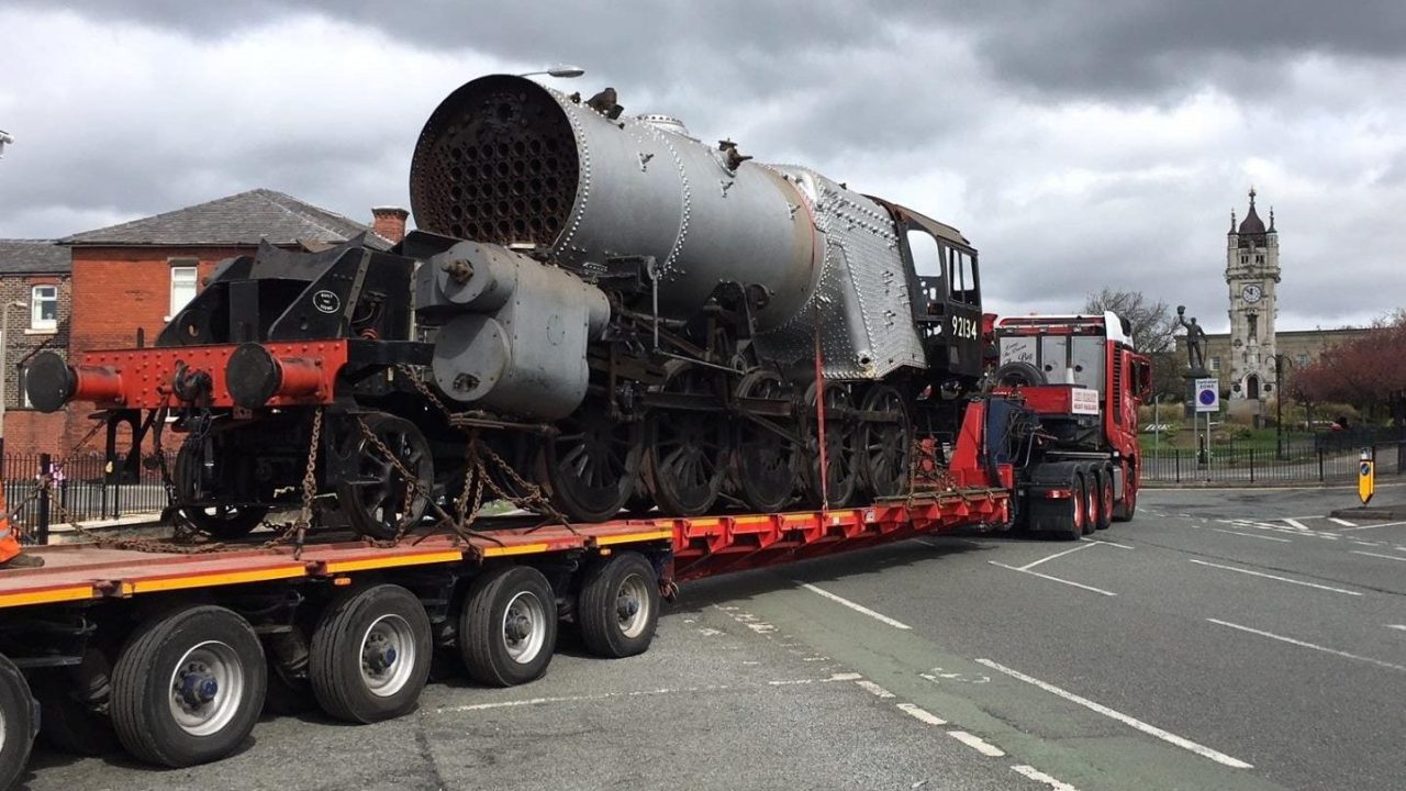 9F No.92134 Leaving for North Yorkshire Moors Railway // Credit 92134 FB Page