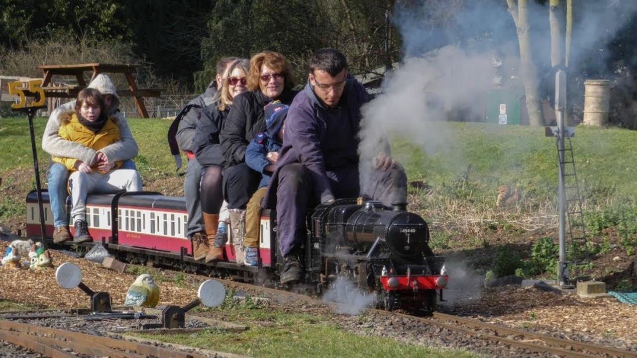 Black 5 45440 at the East Herts Miniature Railway