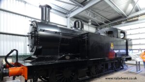 Jinty 47383 sits awaiting overhaul at the Severn Valley Railway