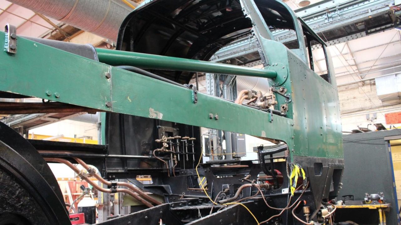 Fitting Pipework for the Lubrication System // Credit Mid Hants Railway