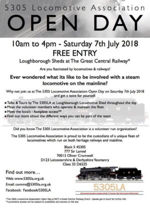 5305 Locomotive Association Open Day