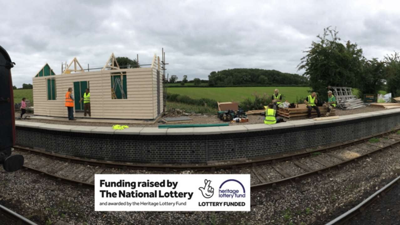 East Somerset Railway 2nd platform