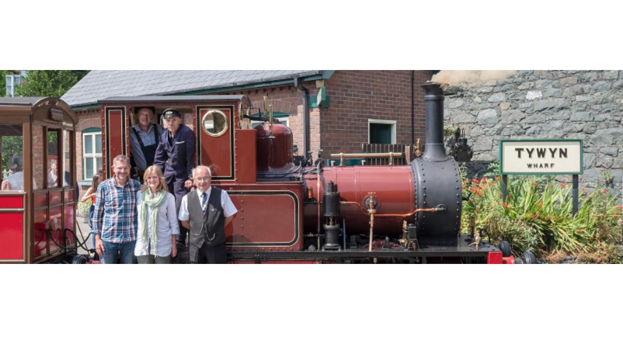 Dean of Coventry Cathedral visits the Talyllyn Railway