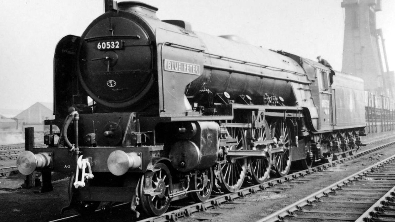 60532 'Blue Peter' at Haymarket, Edinburgh // Credit Tour Scotland Photographs And Videos