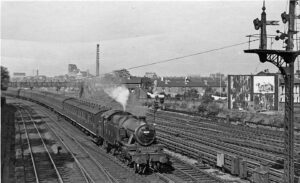 2511 Hauling a Passenger Train near Barking in 1948 // Credit Ben Brooksbank