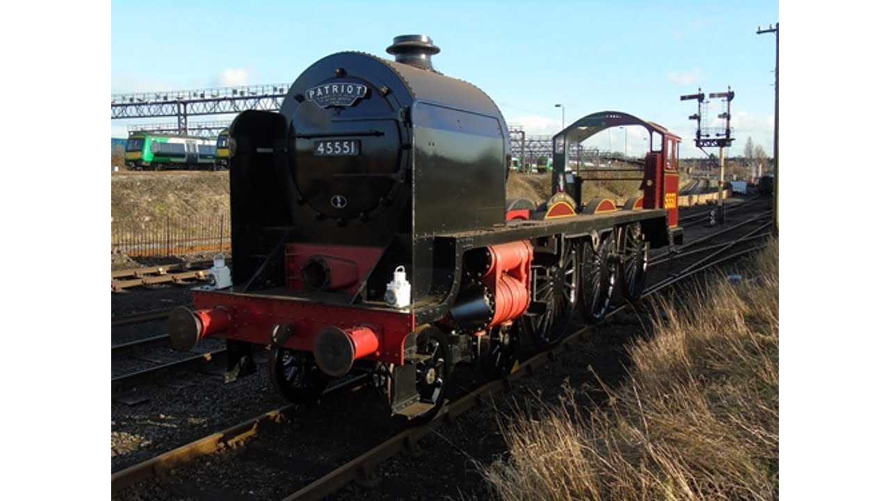 Steam Loco The Unknown Warrior stands outside awaiting transport to Warley