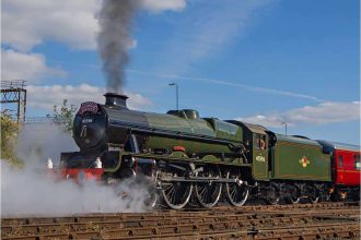 Steam locomotive 45596 Bahamas to haul London to Swanage tour this Thursday