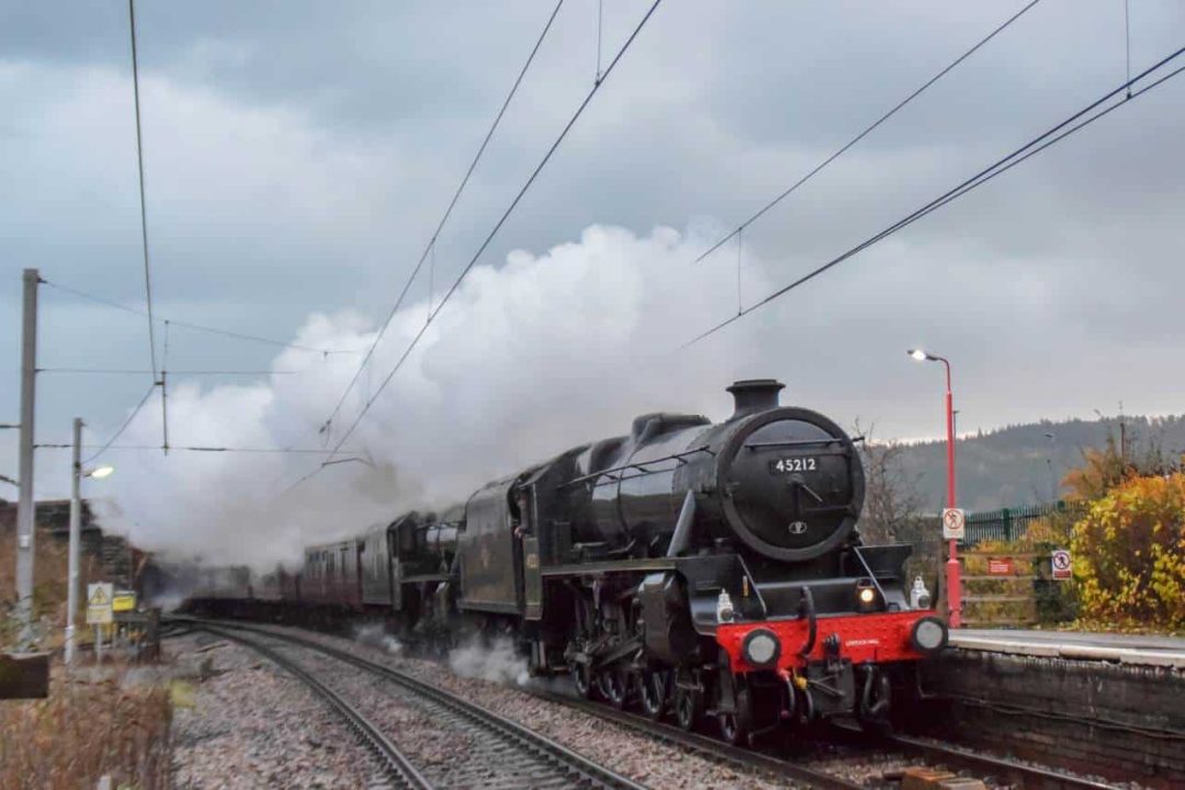 45212 and 45407 at Penrith